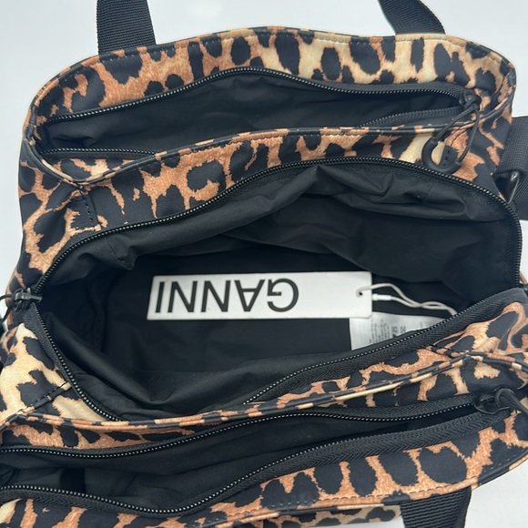 Ganni Leopard Print Crossbody Bag - Picture 9 of 16